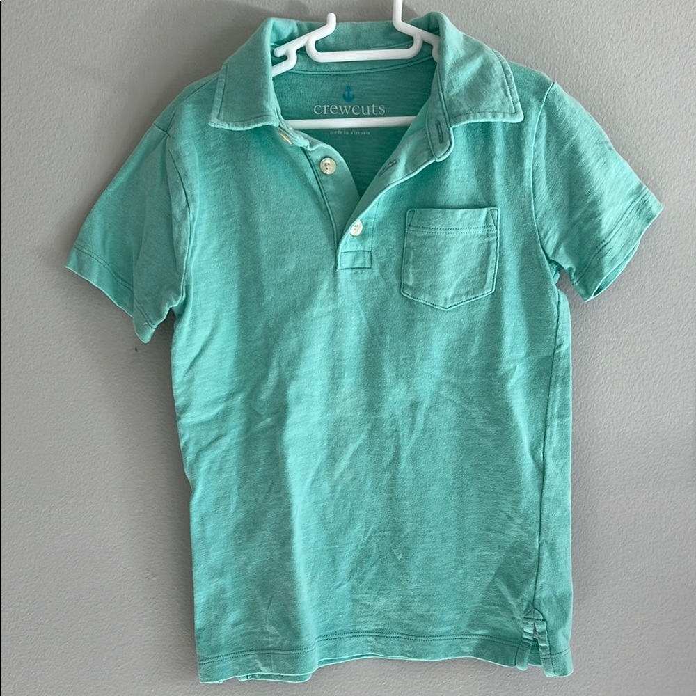 Teal J. Crew crewcuts boys polo